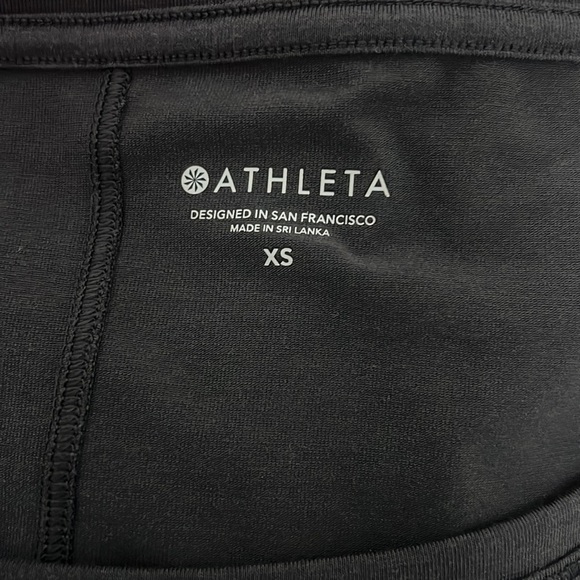 Athleta Essence Flow Long Sleeve Top Dark Gray Boat Neck X-Small - Picture 6 of 10